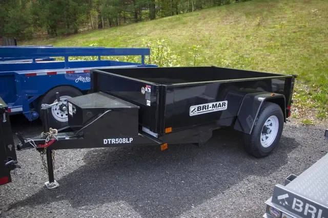 8FT SA BLACK DUMP TRAILER
