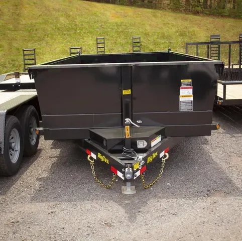14FT Tandem 7000lb Axle Bumper Pull Dump Trailer
