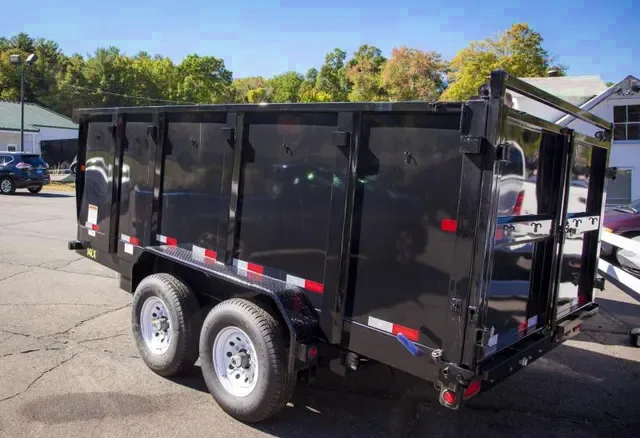 14ft Hydraulic Scissor Lift Dump Trailer
