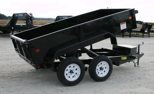 10ft Tandem 3500lb Axle Single Ram Dump Trailer