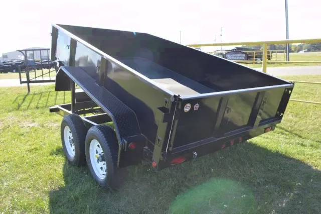5 x 10 Single Ram Dump Trailer w/2ft Sides