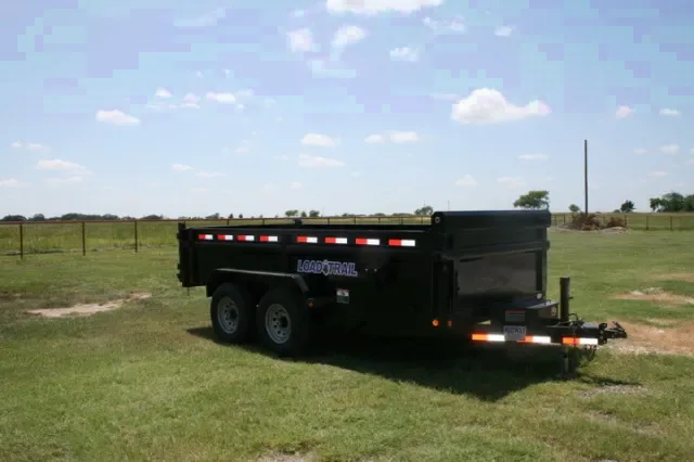 14ft Tandem 7000lb Axle Dump Trailer w/D-Rings