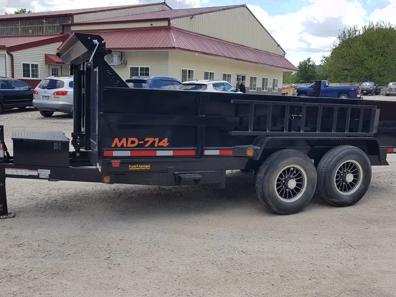 2026 MEB 82x14 Telescopic Dump Trailer 14K