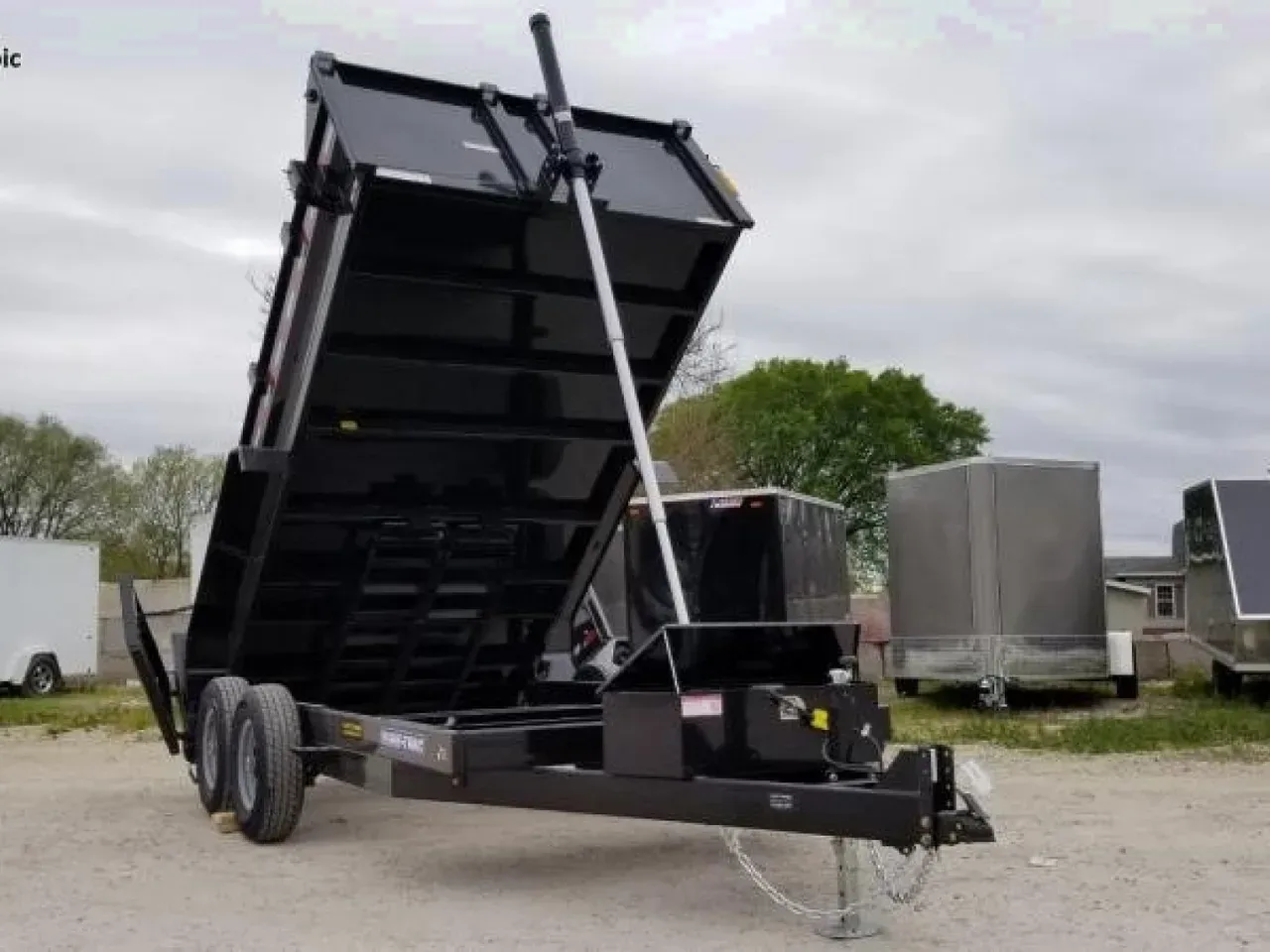 2026 Sure-Trac 82x14 Telescopic 14K Dump Trailer