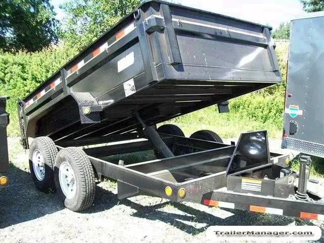 Dump Trailer  12ft w/Combo Gate