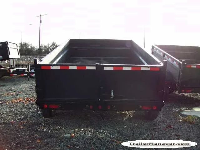 Dump 12ft Black Tandem 5200lb Axles