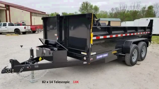 2025 Sure-Trac 82x14 Telescopic Dump Trailer