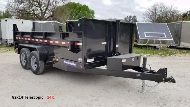 Inquire Now: 2025 Sure-Trac 7x14 Telescopic Dump Trailer (14k GVWR)