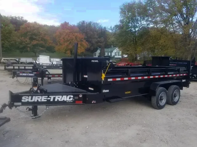 2025 Sure-Trac 7x16 Pro Series Telescopic Dump Trailer 22K