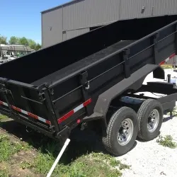 14ft Dump Trailer w/Hydraulic Scissor Lift
