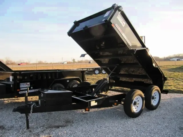 10ft Dump Trailer w/Diamond Tread Plate Fenders