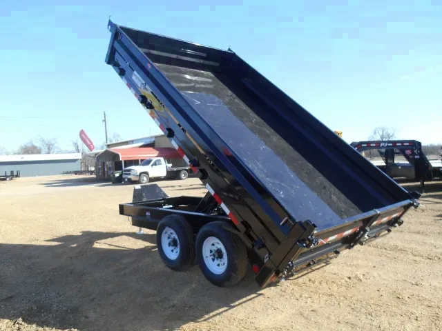 14ft Deckover Dump Trailer w/Electric Brakes