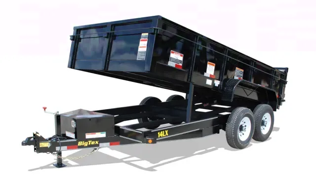 14ft Tandem 7000lb Axle Low Profile Dump Trailer
