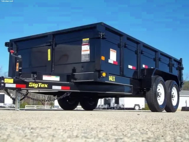 14 ft Tandem 7000LB Axle  Dump Trailer