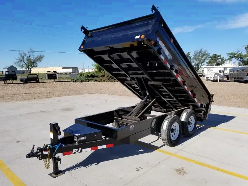 12ft Tandem Axle Bumper Pull Dump Trailer