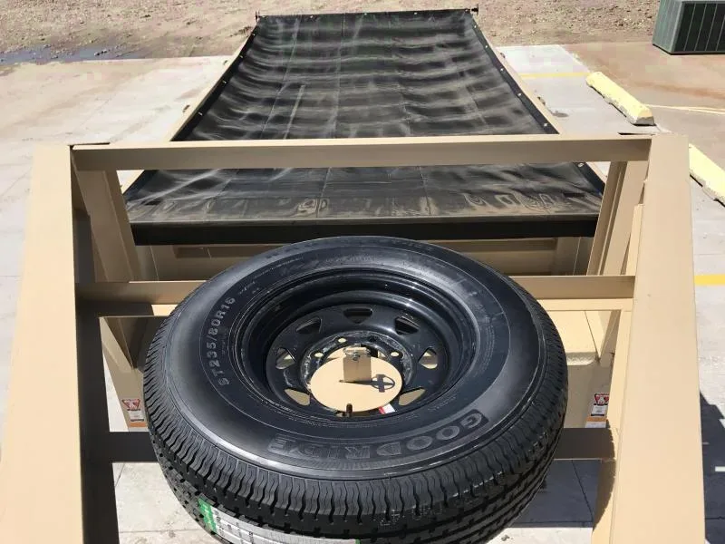14ft Gooseneck Dump Trailer w/7000lb Axles