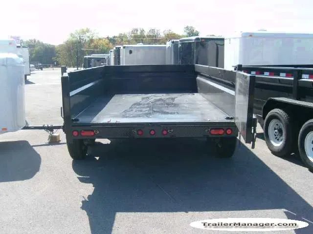 12ft Dump Trailer BLACK