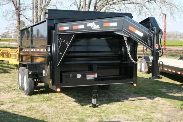 2009 14' Hydraulic Dump Debris Disaster Relief Trailer