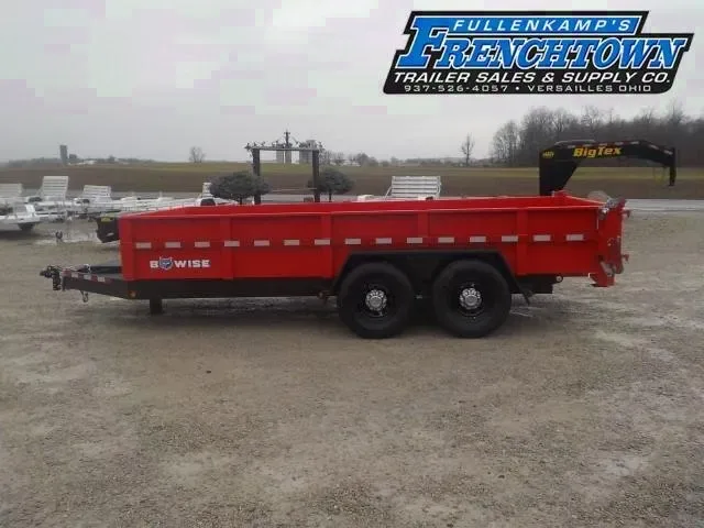 2025 B-Wise DLP16-15 LO-PR 7x16 Dump Trailer – Make an Offer