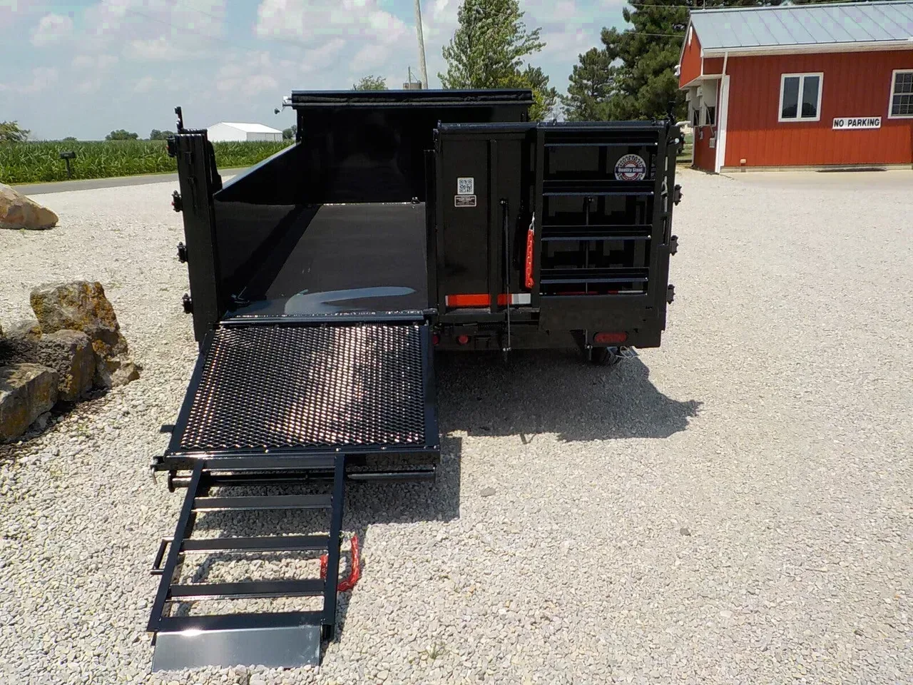 11961 - 2027 Quality Steel 8312DTA 14K DUMP W/ RAMP BARN DOOR COMBO Dump Trailer
