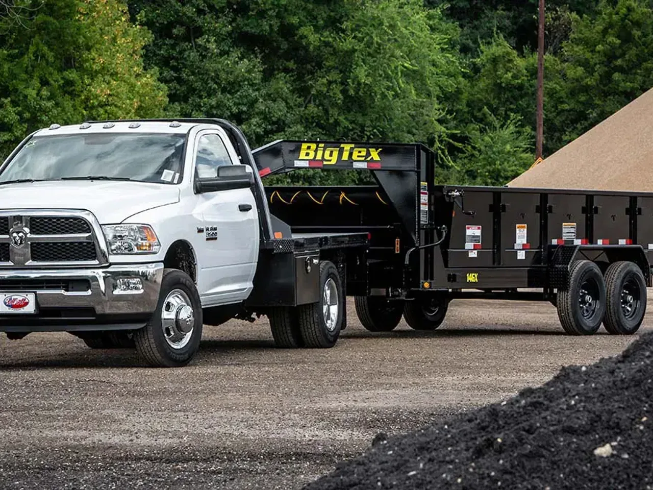11879 - 2027 Big Tex 14GX-14BKPD6SIRPD GOOSENECK DUMP Dump Trailer