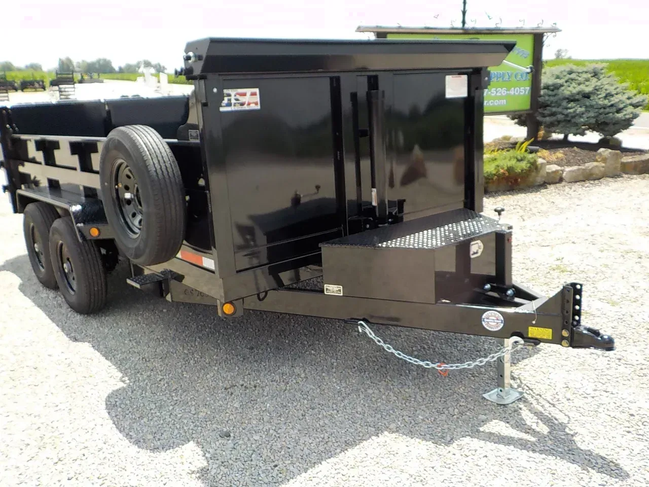 11895 - 2027 Quality Steel 8316DTA 16K RAMP BARN DOOR COMBO Dump Trailer