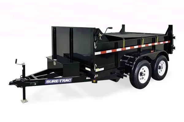 10FT Dump Trailer Steel w/ LED Lights