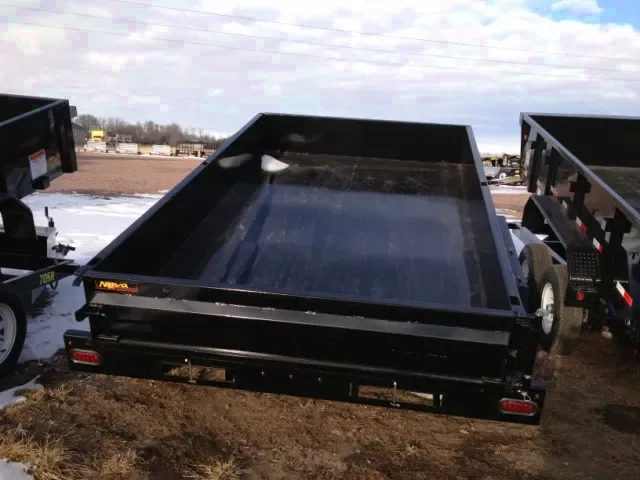 5200 lb Tandem Axle, LED Lights, 12 ft Dump Trailer