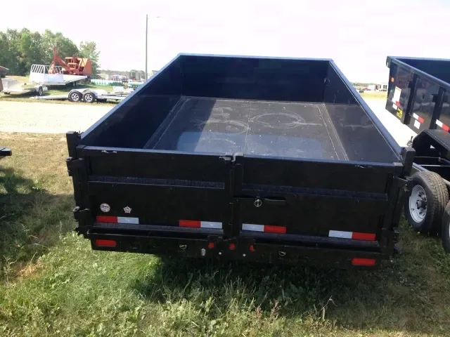 Slide In Ramps, Combo Gate, 12 Ft Dump Trailer