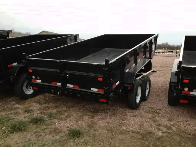 14ft Dump Trailer w/ Tarp and Combo Gate