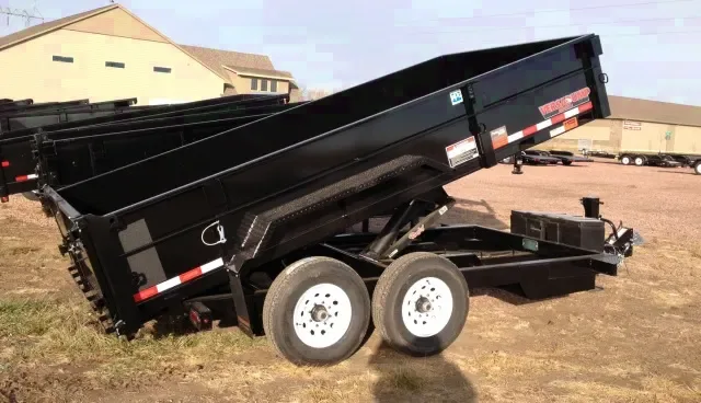 14FT Bumper Pull Dump w/Scissor Hoist