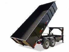 16ft Gooseneck Dump Trailer w/2 Foot Sides