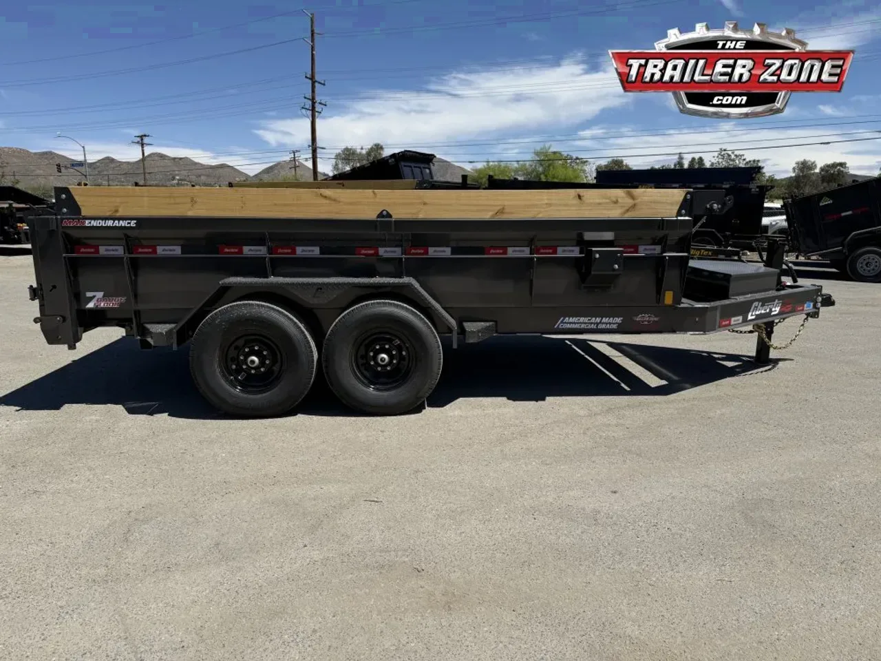 2026 LIBERTY LD14K 83" X 14' DUMP TRAILER