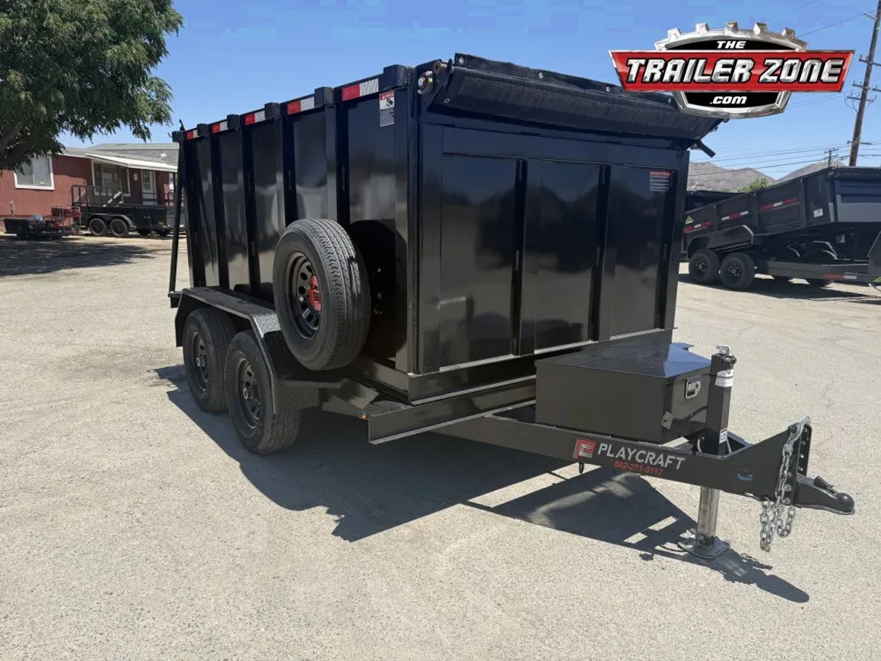 USED 2025 Playcraft 6' x 10' Dump Trailer 4ft Sides