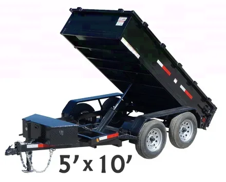 5x10 TA Dump Trailer w/18 inch sides