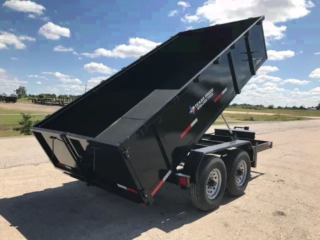 Available Lifting Dump Trailers 7 x 14 x 24