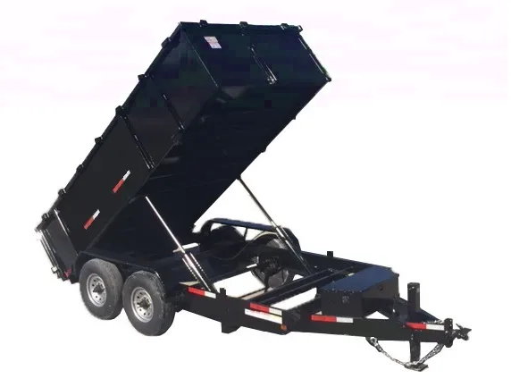 Heavy Duty Slipper Spring Suspension Dump Trailer