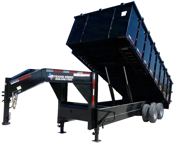 Deckover Gooseneck Dump Trailer 26,000 GVWR