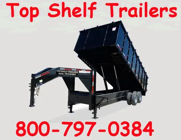 Industrial Dump Trailer 20 x4 Goose Neck