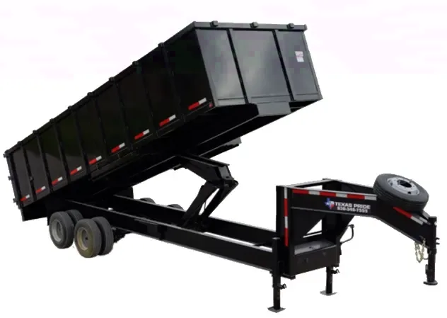 Gooseneck Tandem Dual Dump Trailer