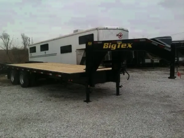 25ft (20+5)  GOOSENECK FLATBED TRAILER