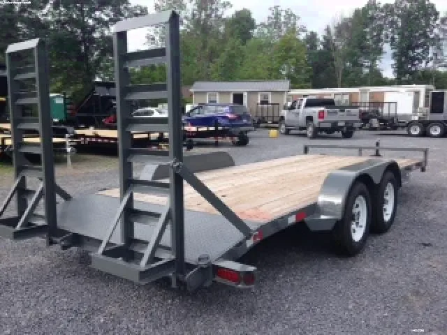 16ft Equipment Hauler- Wood Decking