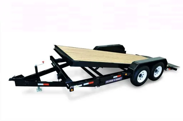 18+4ft  Tandem Axle Full Tilt Flatbed Trailer