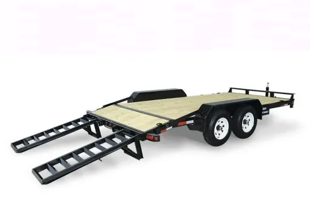 18ft 7000lb Axles Flatbed Trailer
