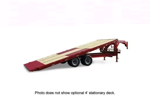 Red Low Profile Power Tilt Deckover - 24ft