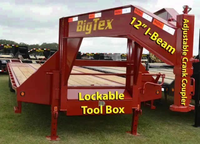 20ft Tandem Dual  Axle Gooseneck w/5' Dovetail