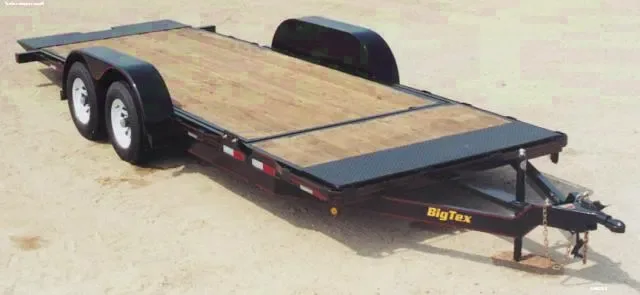 20ft Tilt Bed Equipment Trailer for Scissor Lift