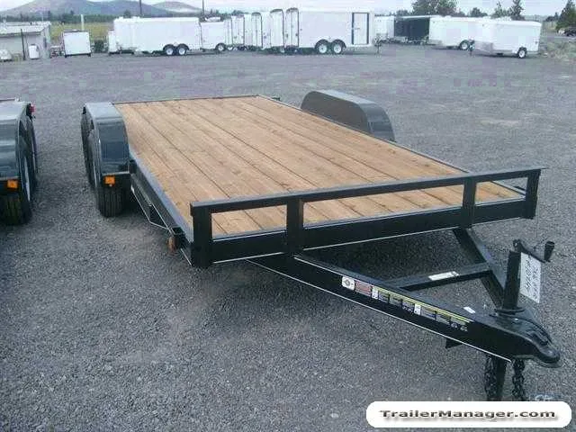 16FT EQUIPMENT TRAILER W/SLIDE OUT RAMPS