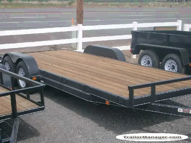 18FT EQUIPMENT TRAILER W/DOVETAIL