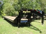 Gooseneck  Trailer 35 + 5ft Dovetail Black Frame w/PT Deck